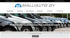 Desktop Screenshot of malliauto.fi