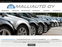 Tablet Screenshot of malliauto.fi